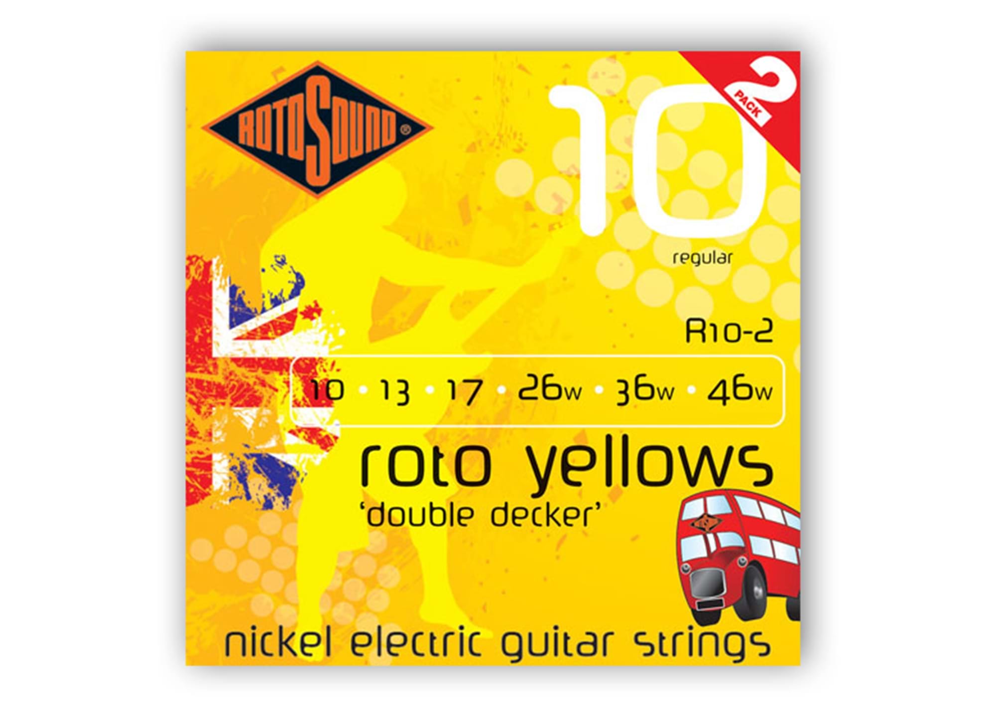 Roto Yellow Double Decker 2-pack, 10-46
